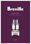 Breville BFP800XL Food Processor User Manual