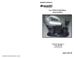 Bravetti EP559V2 Mixer User Manual