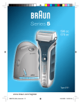 Braun 590CC Electric Shaver User Manual