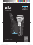 Braun 350CC-4 Electric Shaver User Manual