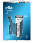 Braun 350CC-3 Electric Shaver User Manual