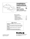 Bradley Smoker MG-2/TT Plumbing Product User Manual