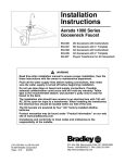 Bradley Smoker 232-007 Plumbing Product User Manual