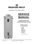 Bradford-White Corp 07.05.228.00 Water Heater User Manual
