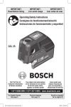 Bosch Power Tools GCL25 Laser Level User Manual