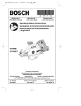 Bosch Power Tools 1677MD Saw User Manual