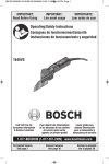 Bosch Power Tools 1640VS Saw User Manual