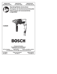 Bosch Power Tools 1169VSR Drill User Manual