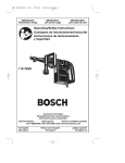 Bosch Power Tools 11317EVS Power Hammer User Manual