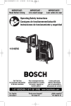Bosch Power Tools 11316EVS Drill User Manual