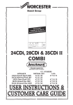 Bosch Appliances 24CDI Heating System User Manual