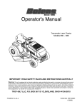 Bolens 660 Lawn Mower User Manual