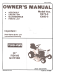 Bolens 132-550-000 Lawn Mower User Manual