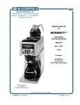 Bloomfield 9012 Coffeemaker User Manual