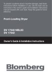 Blomberg DV 17542 Clothes Dryer User Manual