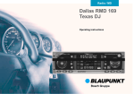 Blaupunkt RMD 169 Radio User Manual