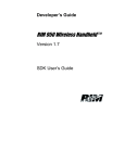 Blackberry RIM 950 Network Card User Manual