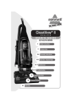 Bissell 3130 Vacuum Cleaner User Manual