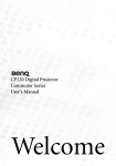 BenQ CP220 Projector User Manual