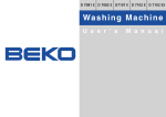 Beko D 7081E Washer User Manual