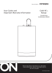 Baxi Potterton Cold HE A Boiler User Manual