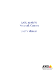 Axis Communications 207MW Security Camera User Manual