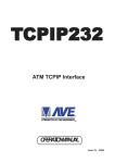 AVE TCPIP232 Network Card User Manual
