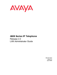 Avaya 4600 IP Phone User Manual