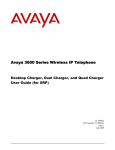 Avaya 3600 Series Telephone User Manual