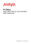 Avaya 1608-I IP Phone User Manual