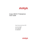 Avaya 1150E IP Phone User Manual