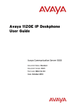 Avaya 1040E IP Phone User Manual