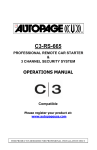 Auto Page C3-RS-665 Remote Starter User Manual