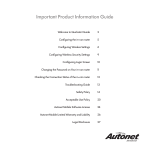Autonet CarFi Automobile Electronics User Manual