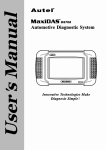 Autel DS708 Automobile Accessories User Manual