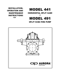 AURORA PRODUCTS 441 Water Pump User Manual