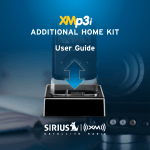 Audiovox XAPH1 Satellite Radio User Manual