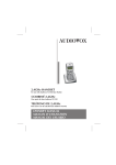 Audiovox TL1102 Telephone User Manual