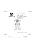 Audiovox FR-530 Two-Way Radio User Manual