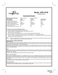Audiovox 128-8615 Automobile Alarm User Manual