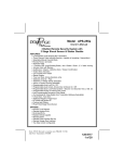 Audiovox 128-8117 Automobile Alarm User Manual