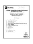 Audiovox 128-6927 Automobile Electronics User Manual