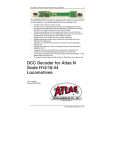 Atlas 520099 Model Vehicle User Manual