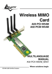 Atlantis Land A02-PCI-W54M Network Card User Manual