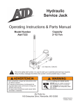 ATD Tools Atd-7333 Lawn Mower User Manual