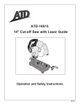 ATD Tools 10515 Saw User Manual