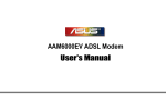 Asus AAM6000EV Network Card User Manual