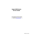 Aspire Digital 8930 Laptop User Manual