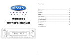 ASA Electronics MCD5050 Stereo System User Manual