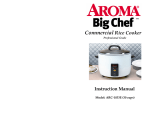 Aroma ARC-1033E Rice Cooker User Manual